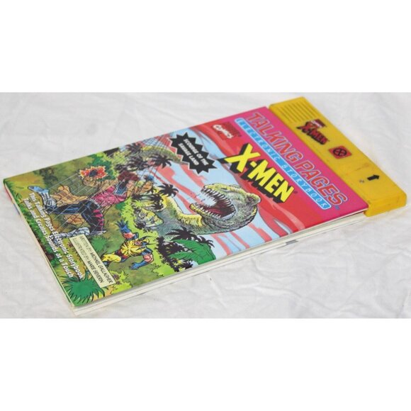 1995 Talking Pages Electronic Comic Book Marvel X-Men XMEN Scourge Savage Land - Picture 4 of 5